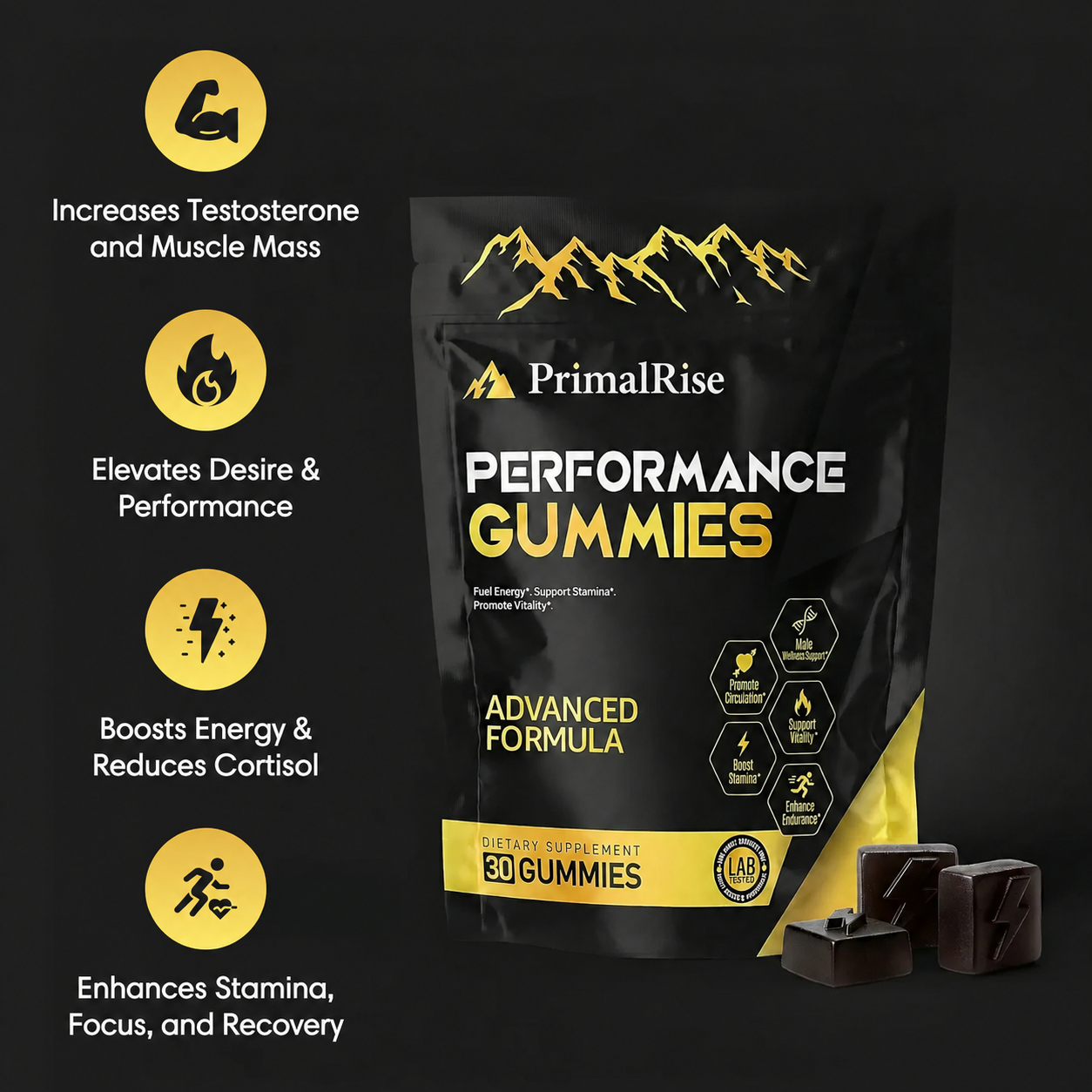 Performance Gummies. Your 6-in-1 support.